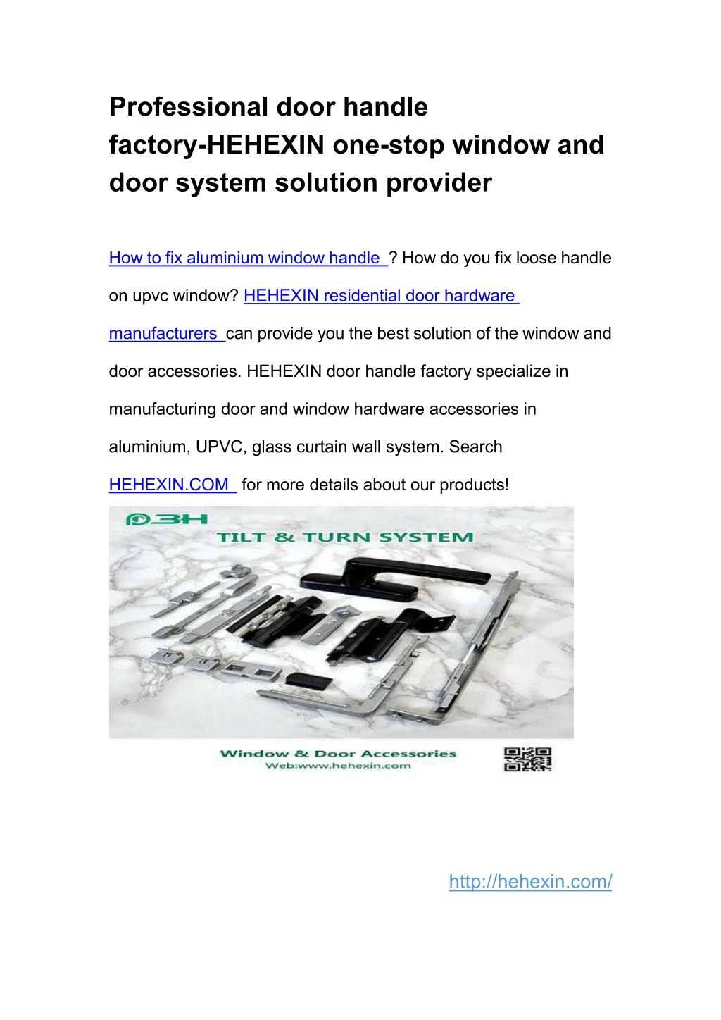 professional door handle factory hehexin one stop