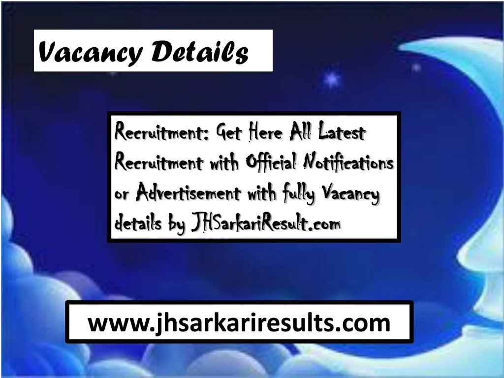 vacancy details