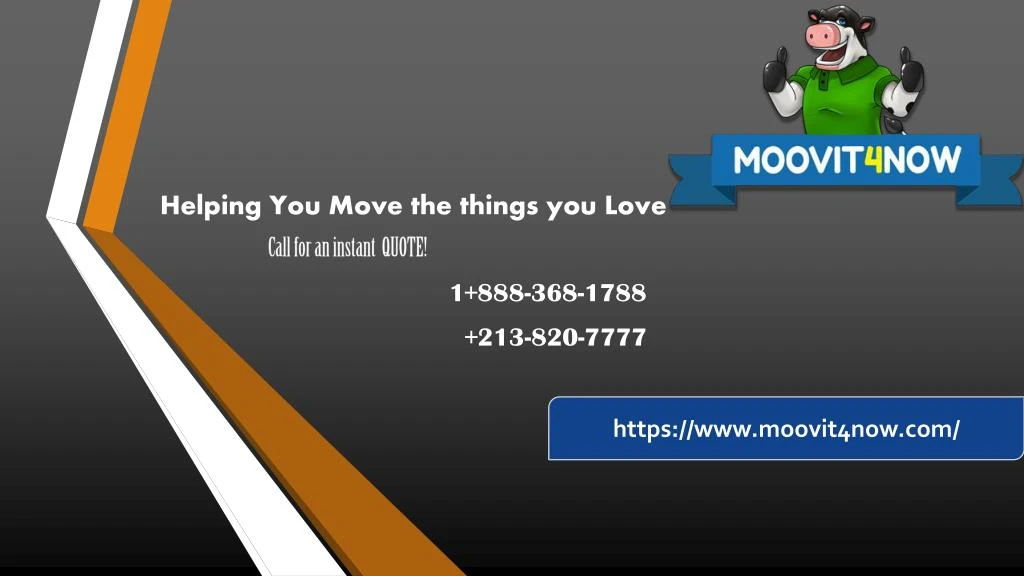 helping you move the things you love
