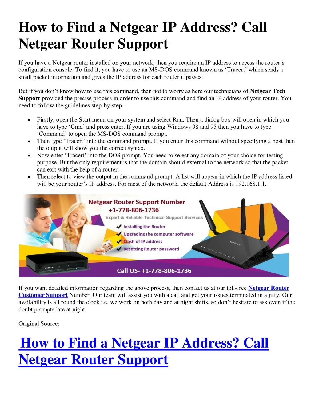 how to find a netgear ip address call netgear