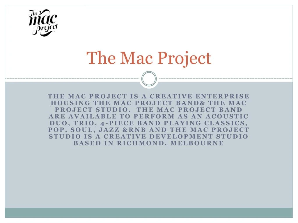 the mac project