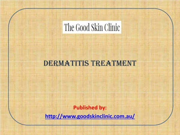 Dermatitis Treatment