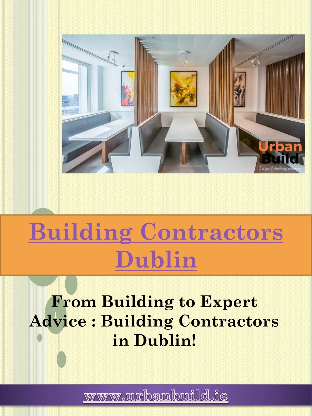 building contractors dublin