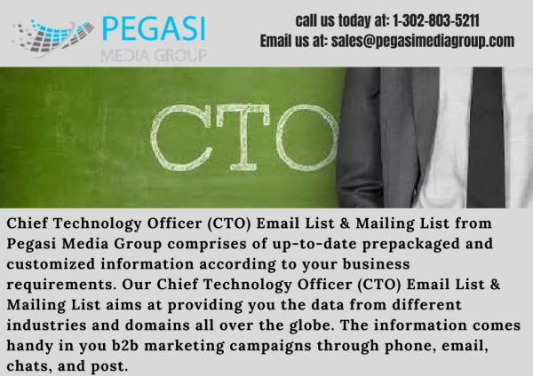 CTO Email Lists | CTO Mailing Lists in USA/UK/CANADA