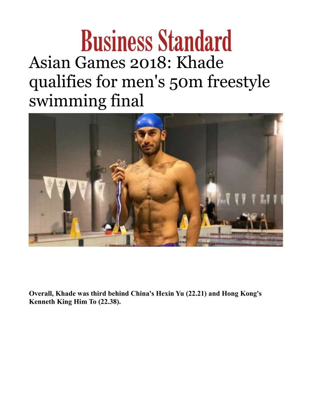 asian games 2018 khade qualifies