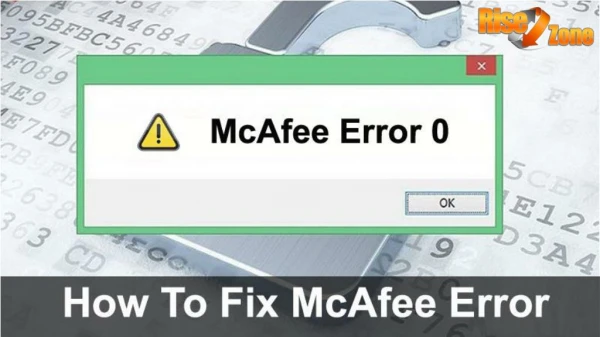 How to Fix McAfee Error 0