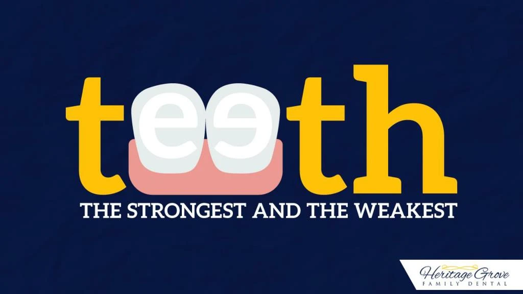 teeth the strongest and the weakest