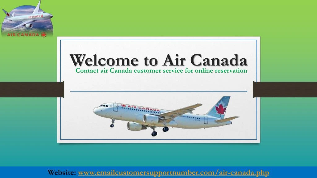 welcome to air canada