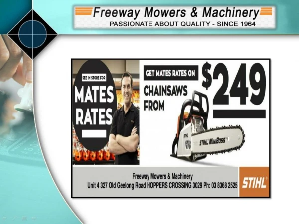 Fetch the awesome product Mowers Hoppers Crossing from Freeway mower