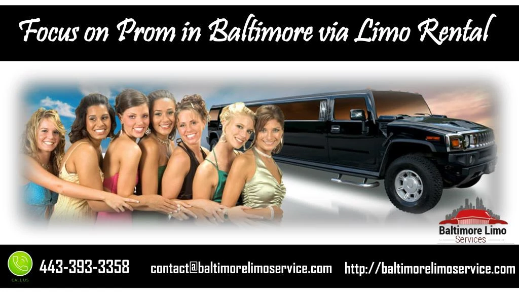 focus on prom in baltimore via limo rental