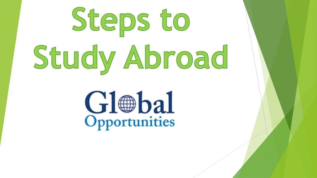 steps to study abroad