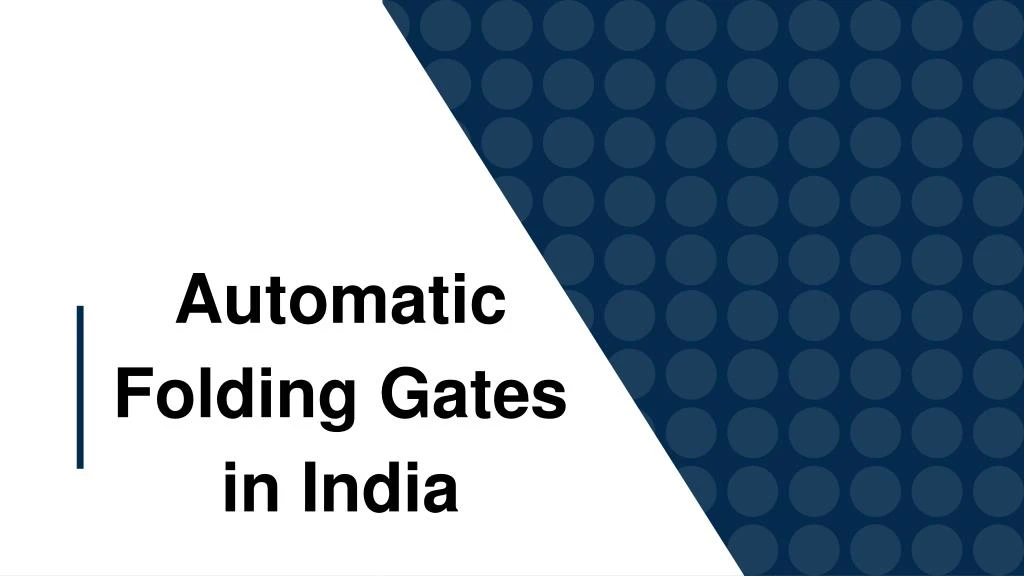 automatic folding gates in india