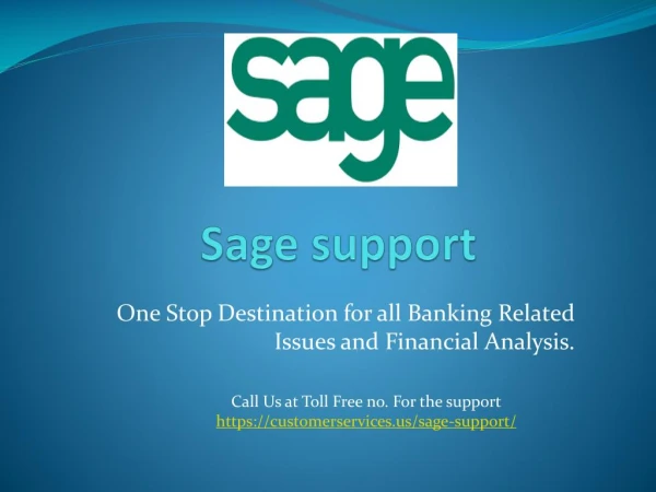 Sage support