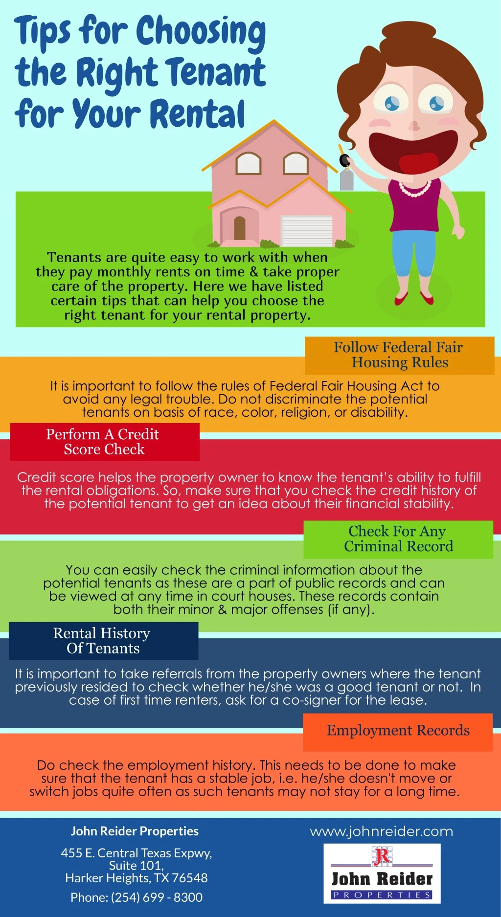 tips for choosing the right tenant for your rental