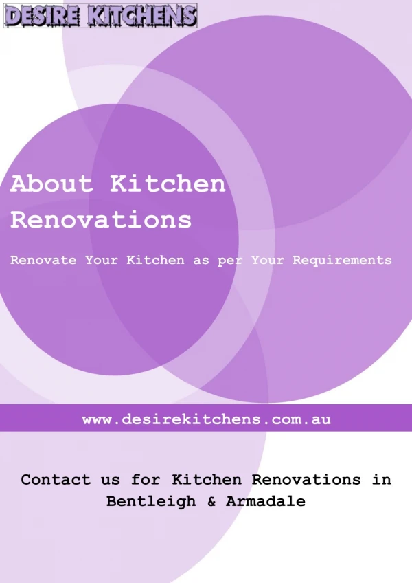 Top Kitchen Renovation Trends That Are Here To Stay! - Desire Kitchens