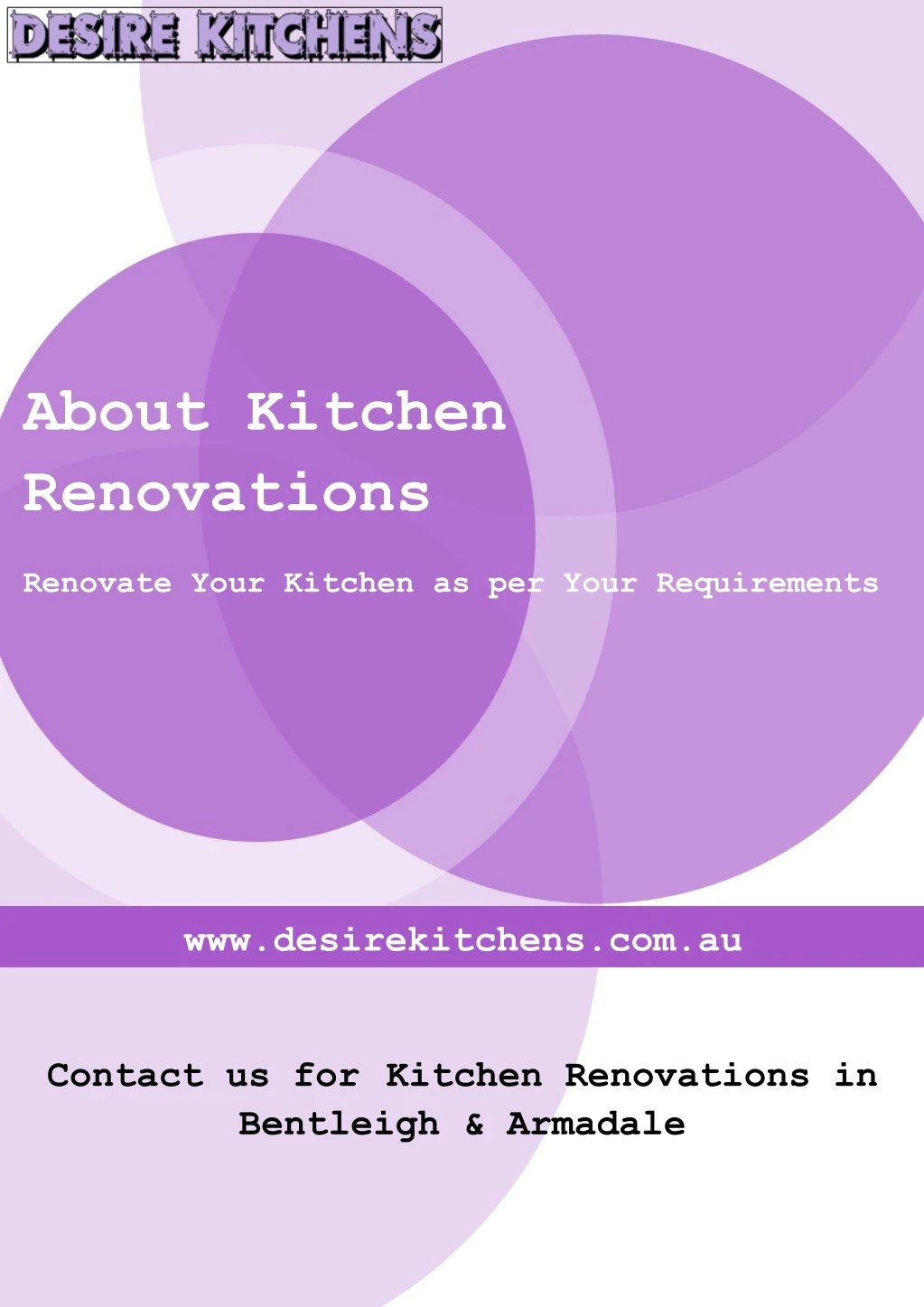 about kitchen renovations