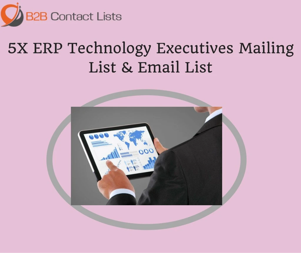5x erp technology executives mailing list email