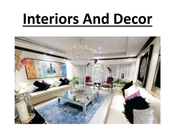 interiors company in dubai