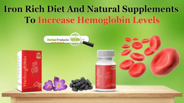 Iron Rich Diet and Natural Supplements to Increase Hemoglobin Levels