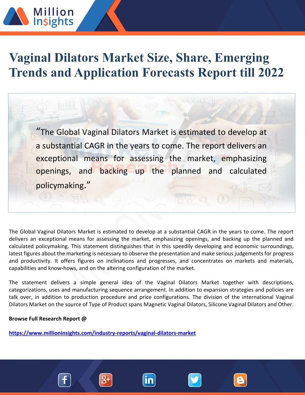vaginal dilators market size share emerging