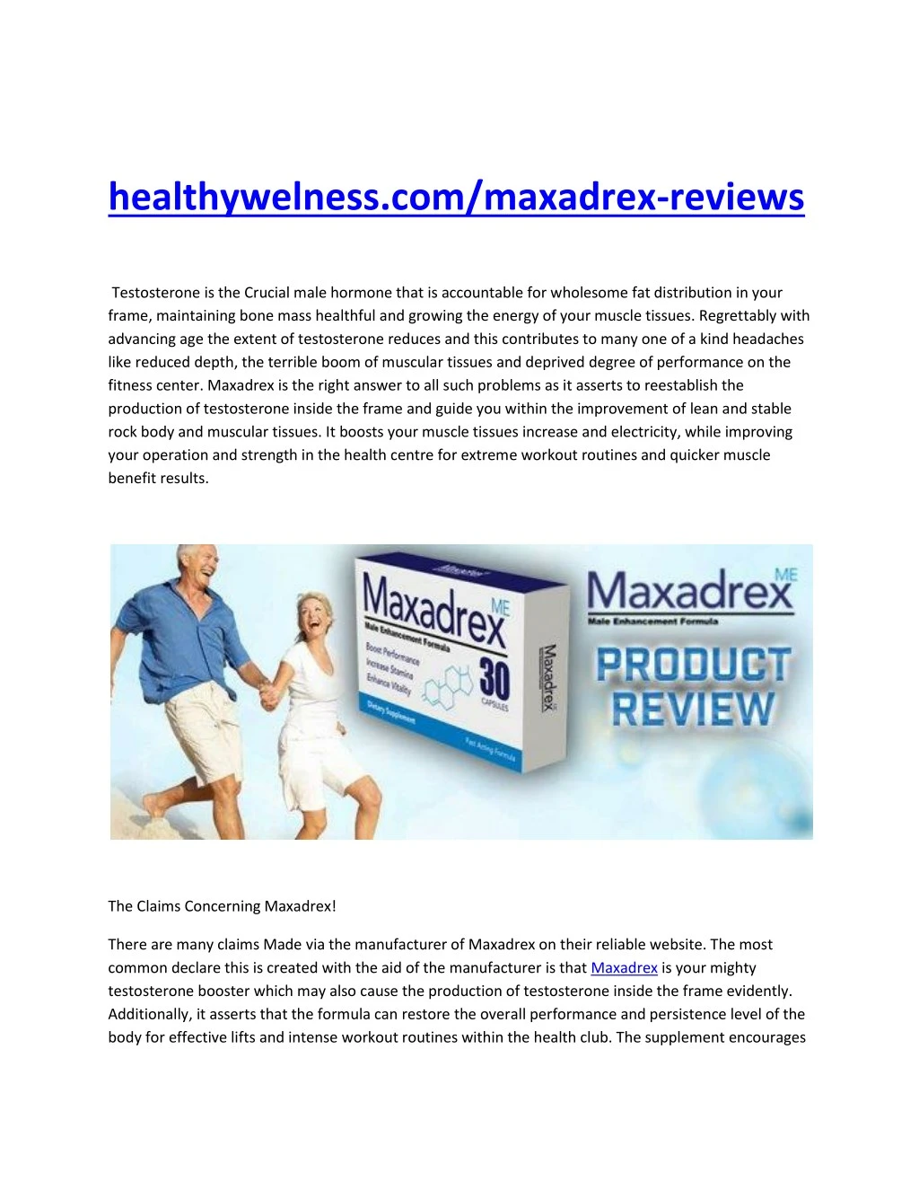 healthywelness com maxadrex reviews