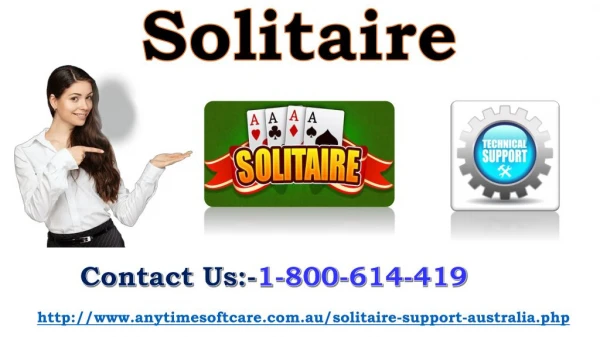 Introduce Solitaire Game in Your Device Call on 1-800-614-419