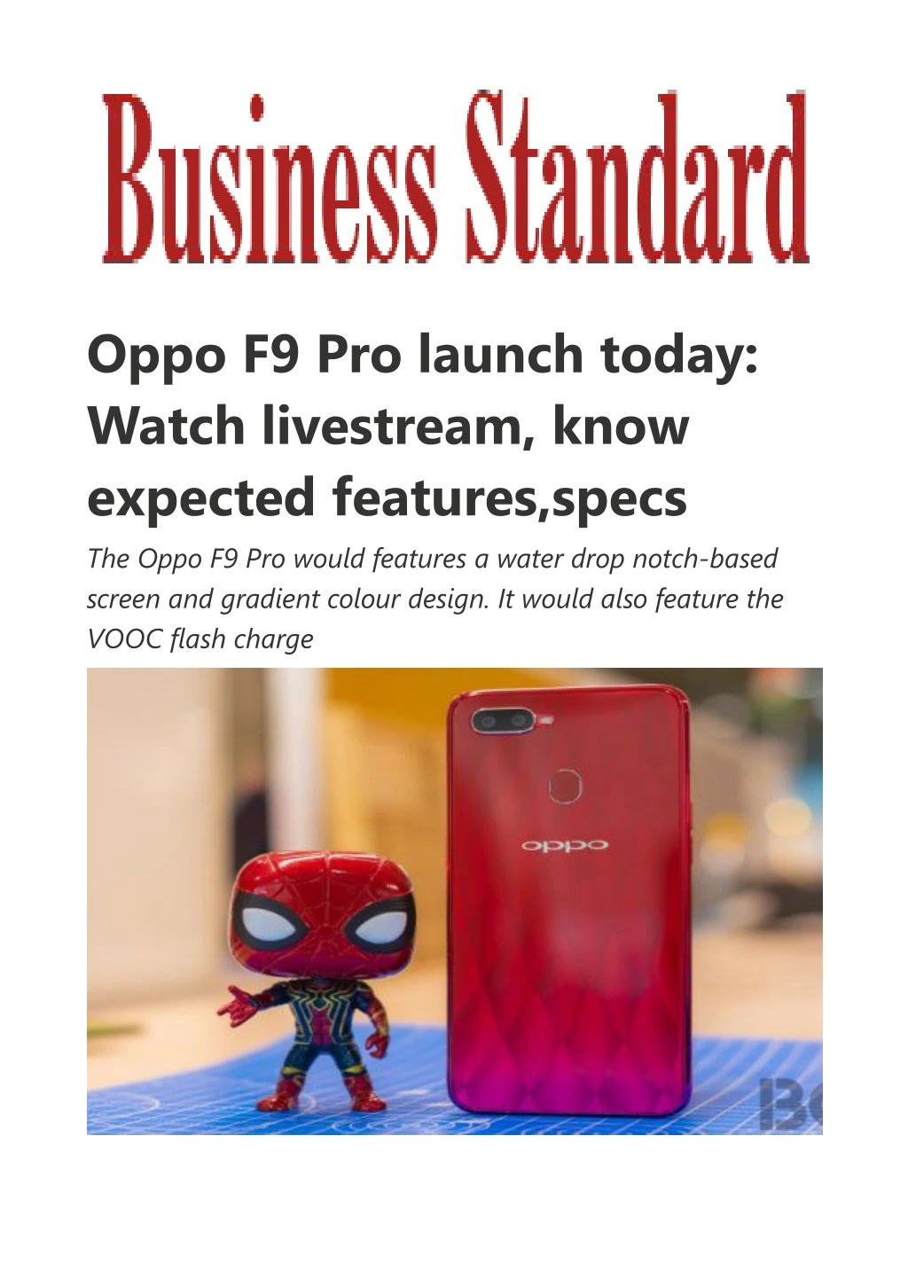 oppo f9 pro launch today watch livestream know