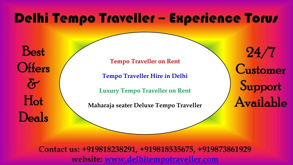 delhi tempo traveller experience torus