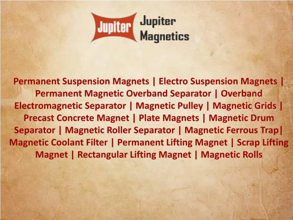 Magnetic Roller Separator Manufacturers