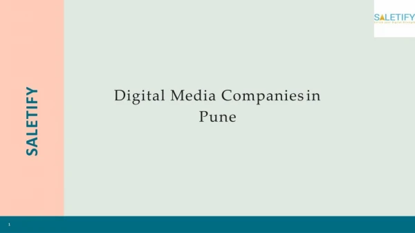 Digital Media Companies in Pune