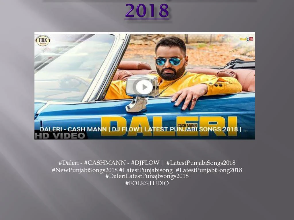 latest punajbi songs 2018