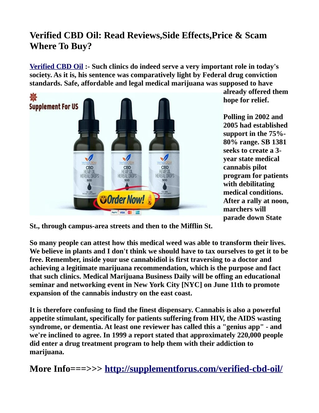 verified cbd oil read reviews side effects price