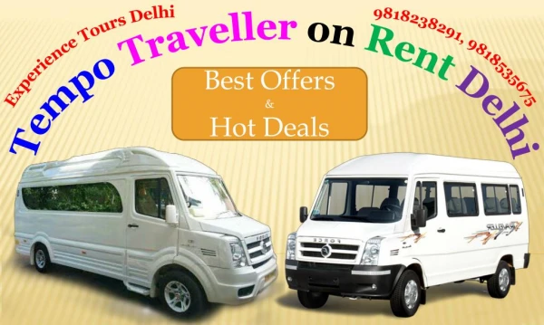 Tempo traveller on rent Delhi