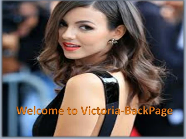 Victoria Backpage