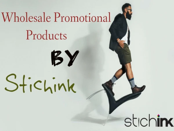 Wholesale promotional products by Stichink