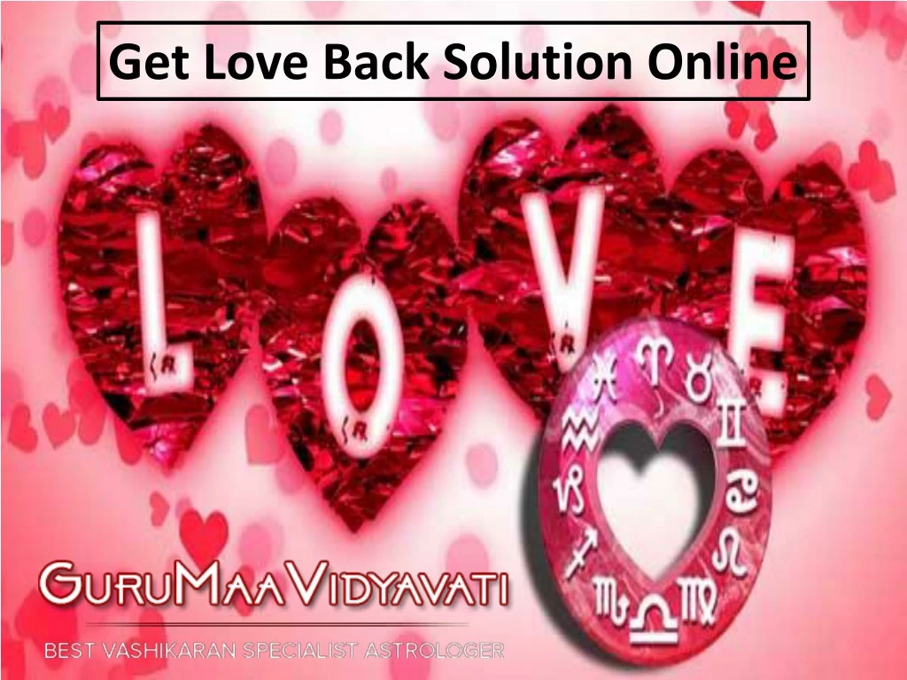 get love back solution online