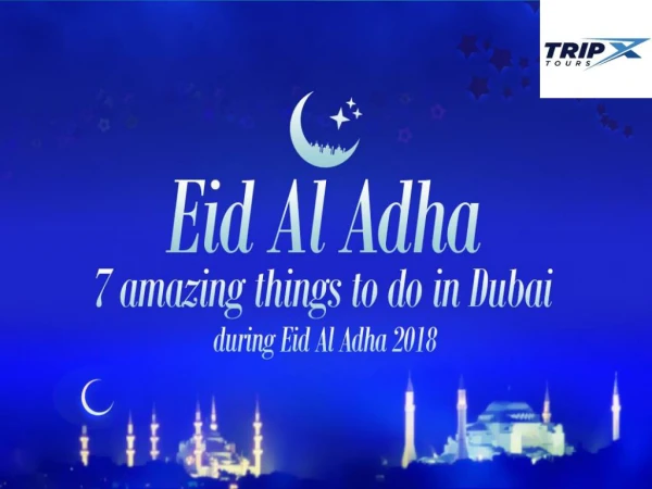 7 amazing thiungs to do in Dubai During Eid Al Adha