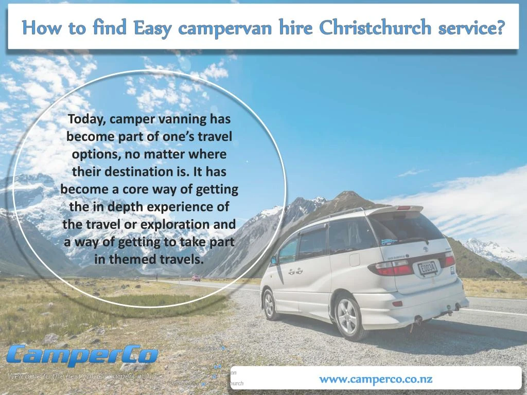 how to find easy campervan hire christchurch