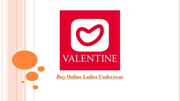 Buy Online Ladies Underwear