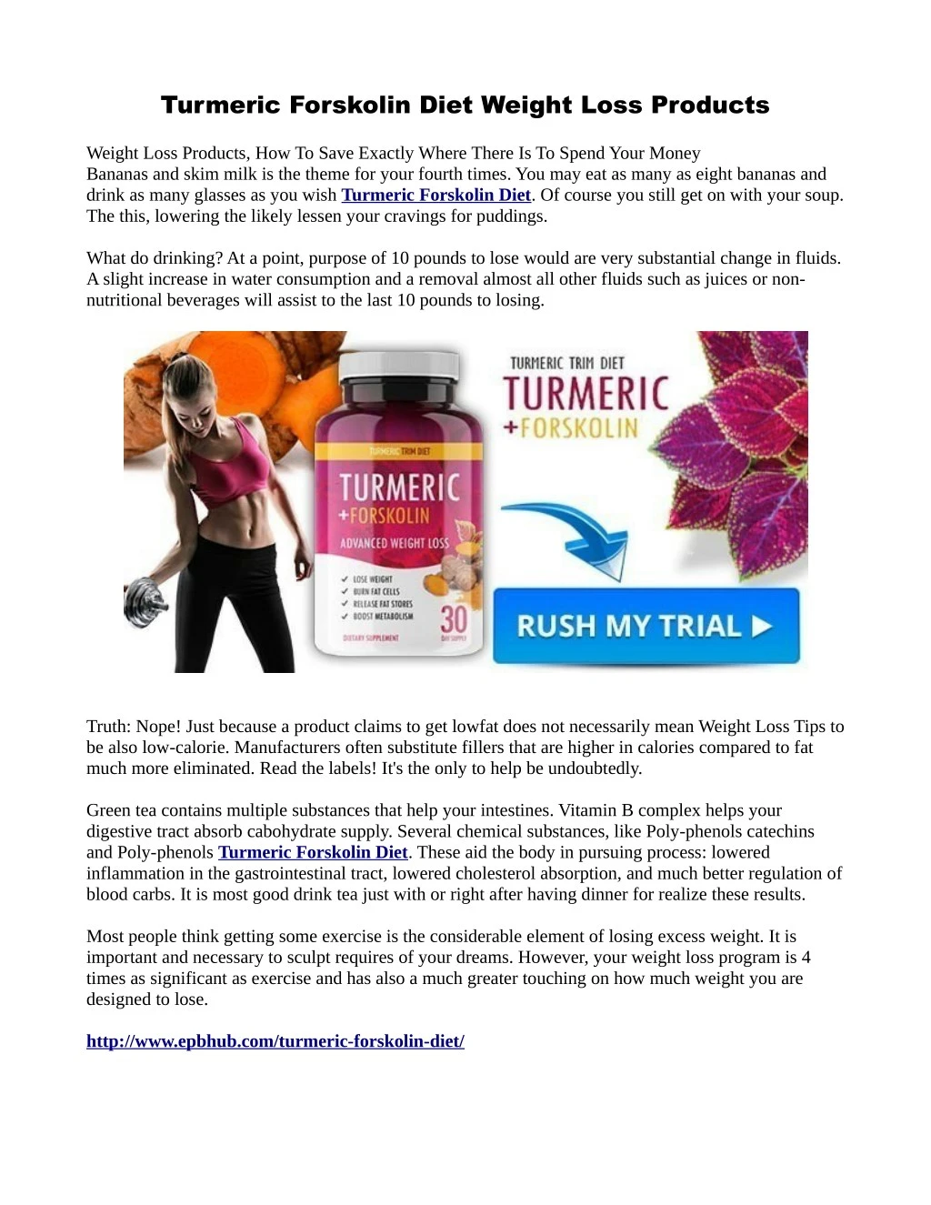 turmeric forskolin diet weight loss products