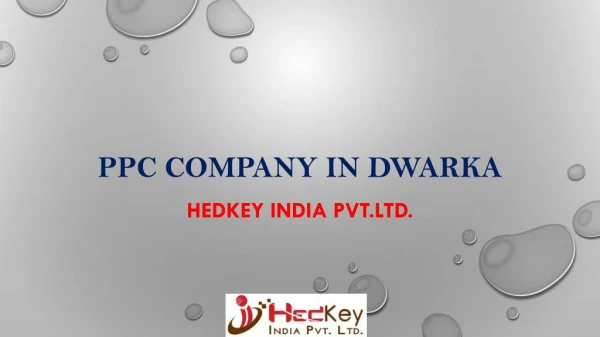 PPC Company in Dwarka