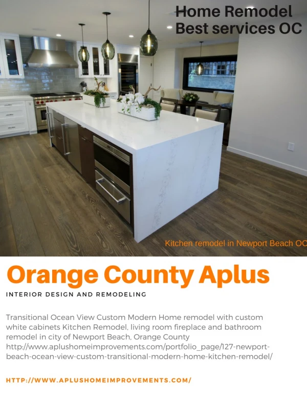 Home Remodel Best services in Orange County