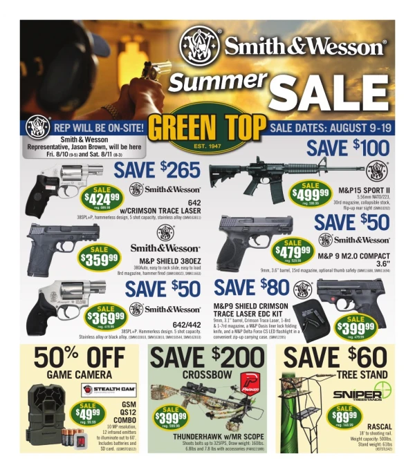 Smith and Wesson - Green Top Hunt Fish