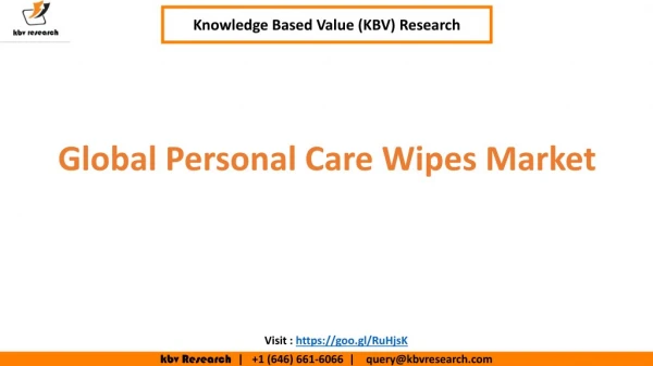 Personal Care Wipes Market Size to reach $24.4 billion by 2024