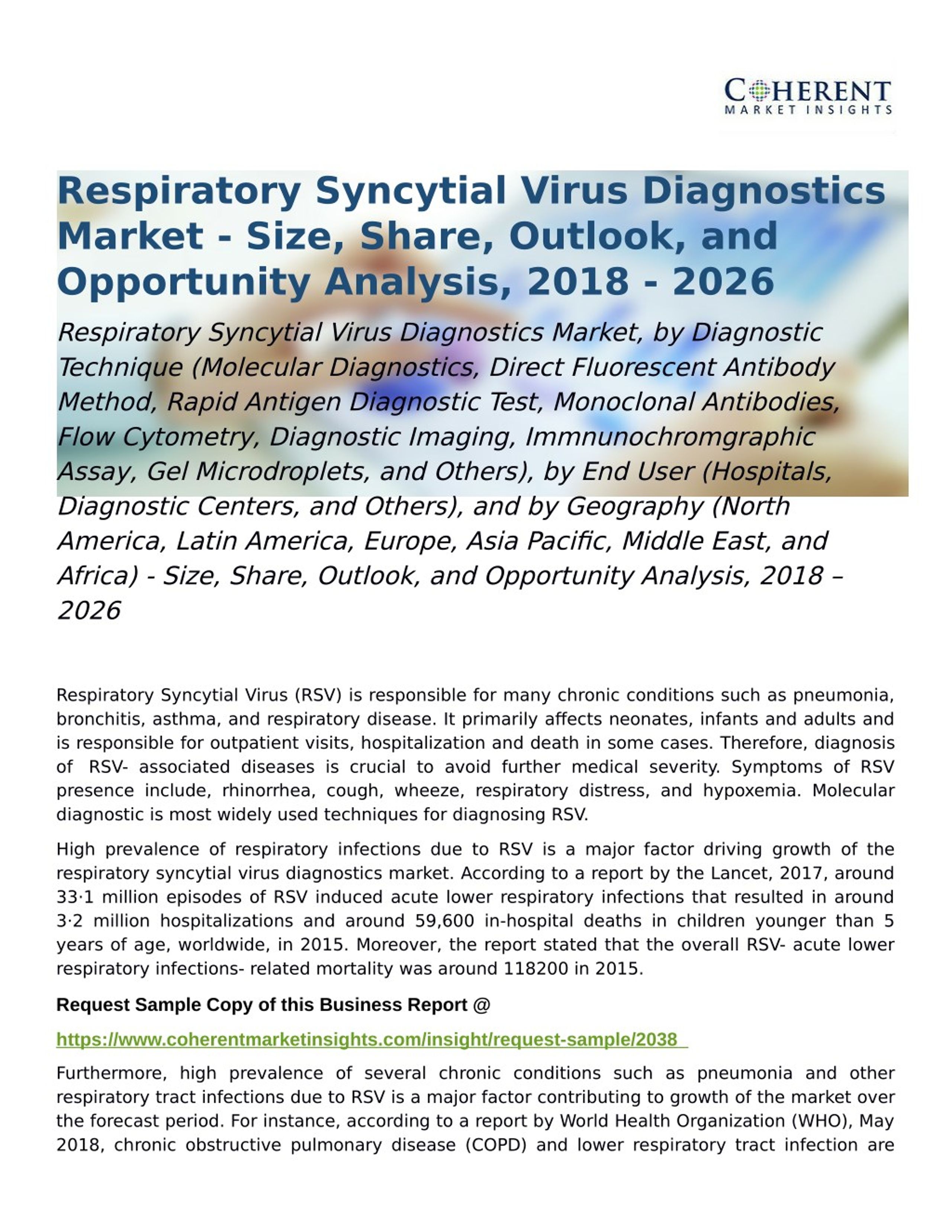 PPT - Respiratory Syncytial Virus Diagnostics Market Opportunity ...