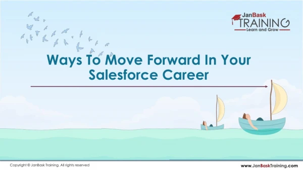 Ways To Move Forward In Your Salesforce Career