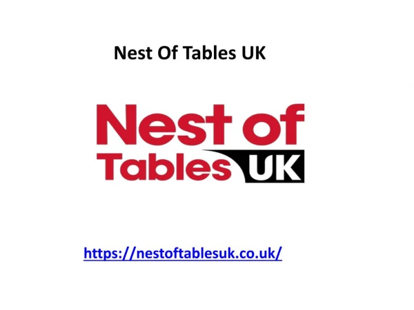 Shop for Dark Brown Nest of Tables London