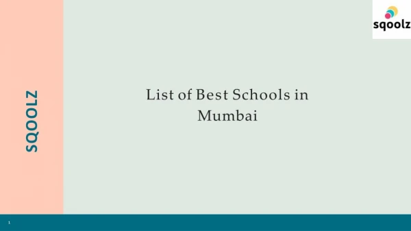 Best Schools Mumbai