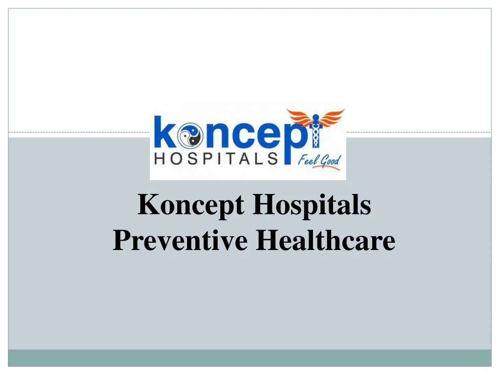 koncept hospitals preventive healthcare
