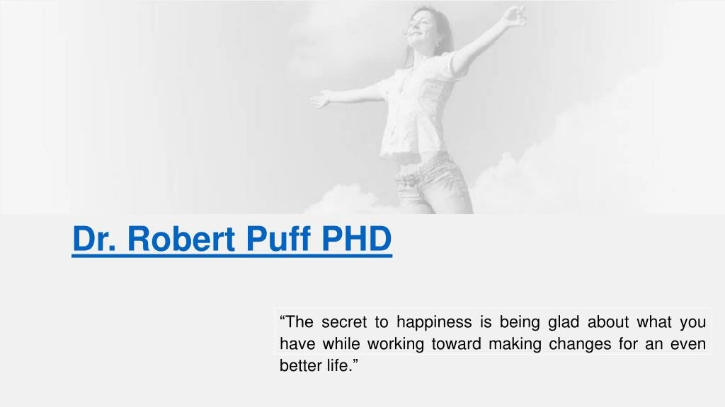 dr robert puff phd